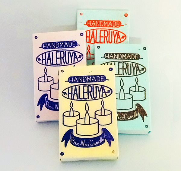 7cm 蜜蝋ろうそく箱 特別版